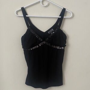 Black Sequin Camisole